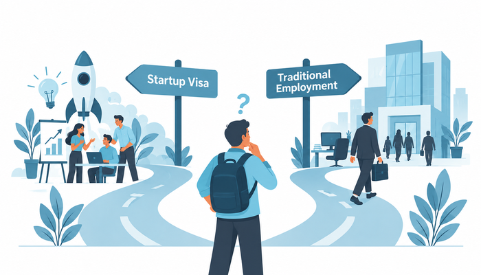 Startup Visa vs Traditional Employment